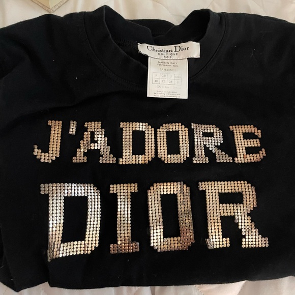 Dior Tops - Jadore Dior Vintage Top